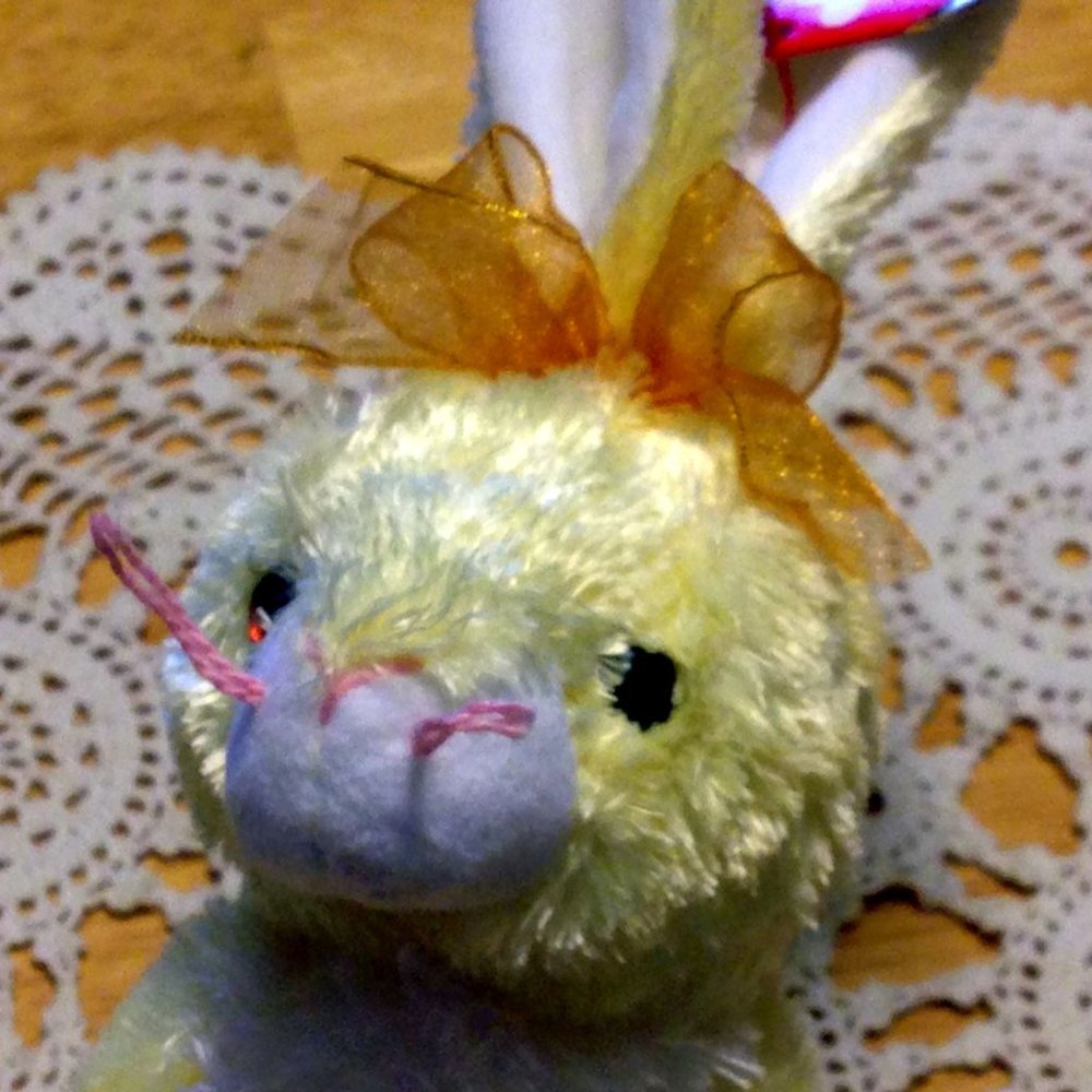 Ty Beanie Babies Nibblies Easter Bunny - 2002 10 yrs anniversary edition - Picture 3 of 6
